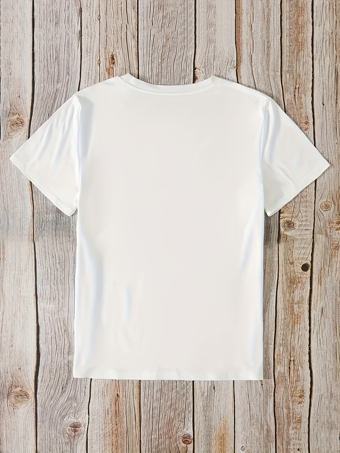 Cartoon Donut Print T-shirt, S - Italy Fashion Street ulasan dan harga