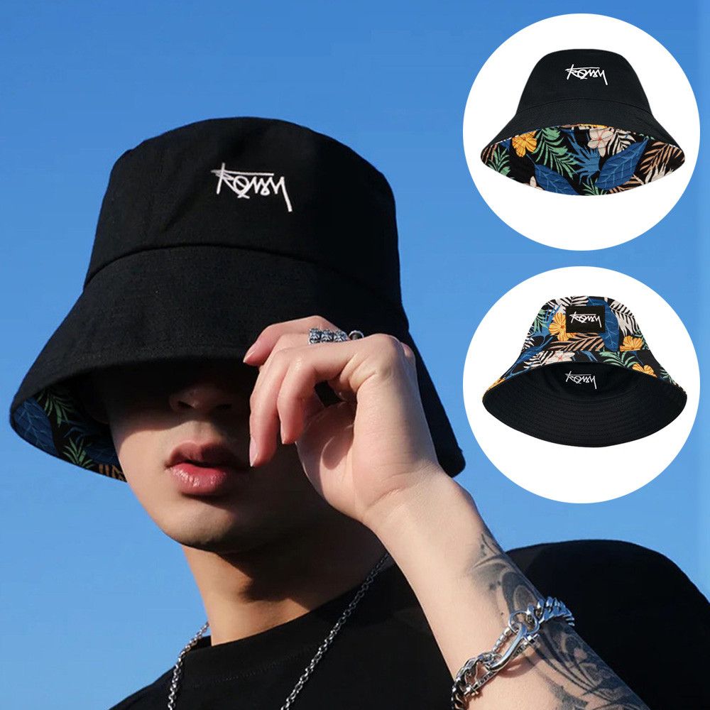 Men Women Summer Basin Cap Hip - Bucket Hat Embroidered ulasan dan harga