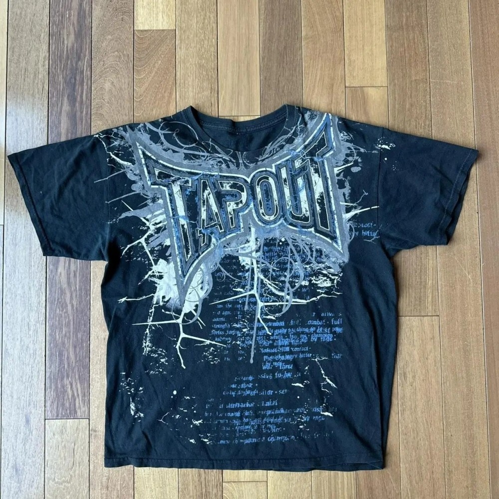 Trendy Street Style Printed Sh - Street Fashion Graffiti ulasan dan harga
