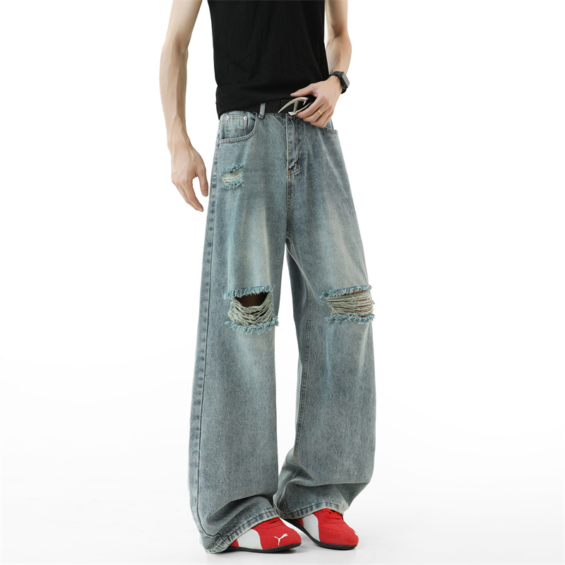 Ripped Jeans Men 2025 Autumn N - Street Fashion Fall 2025 ulasan dan harga