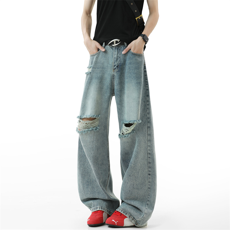 Ripped Jeans Men 2025 Autumn N - Street Fashion Fall 2025 ulasan dan harga