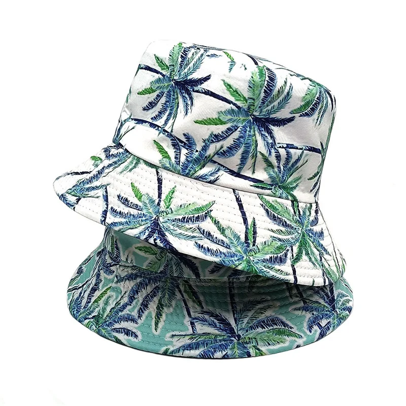 Four Seasons Polyester Cartoon - Bucket Hat Embroidered ulasan dan harga