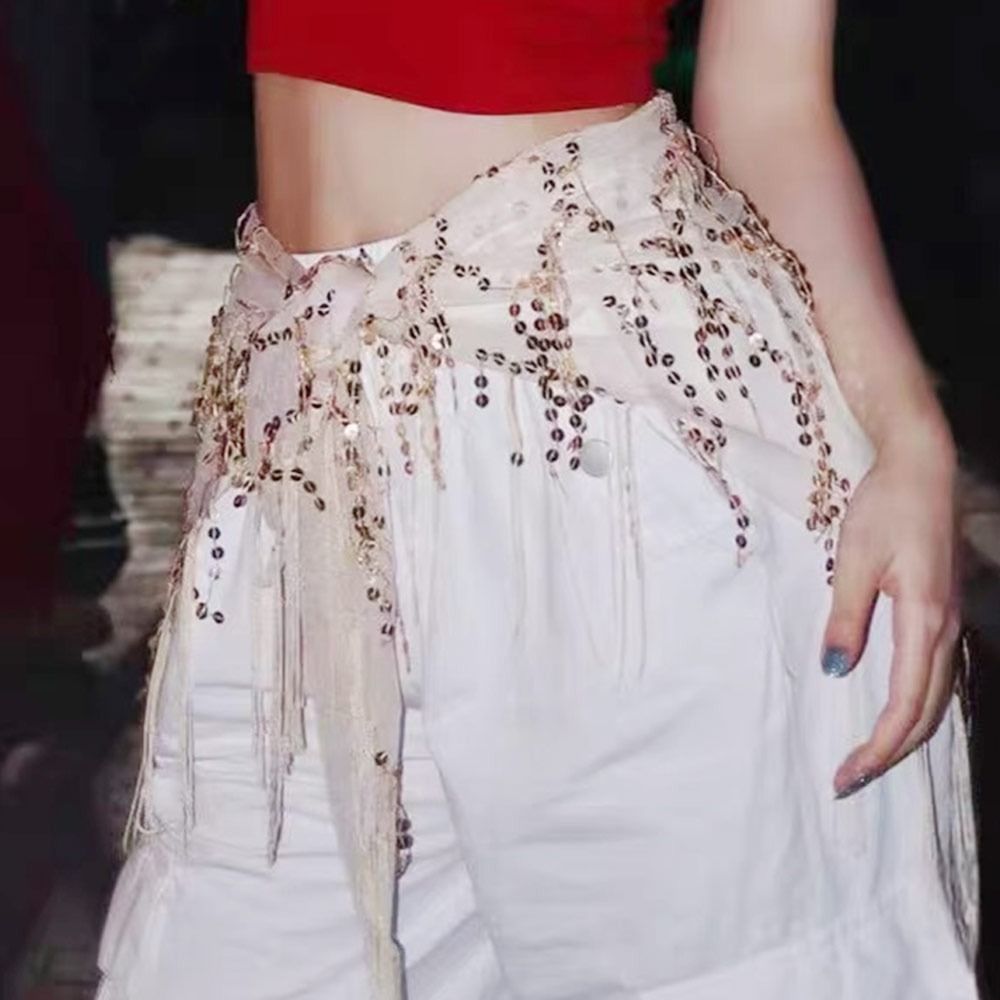 Fashion Sequins Belly Dance Be - Street Fashion Thailand ulasan dan harga