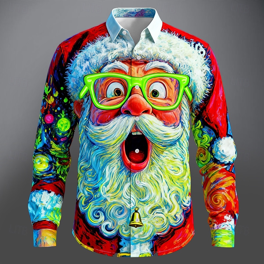 Christmas Men's 3D Graphic Lon - Street Fashion Fall 2025 ulasan dan harga