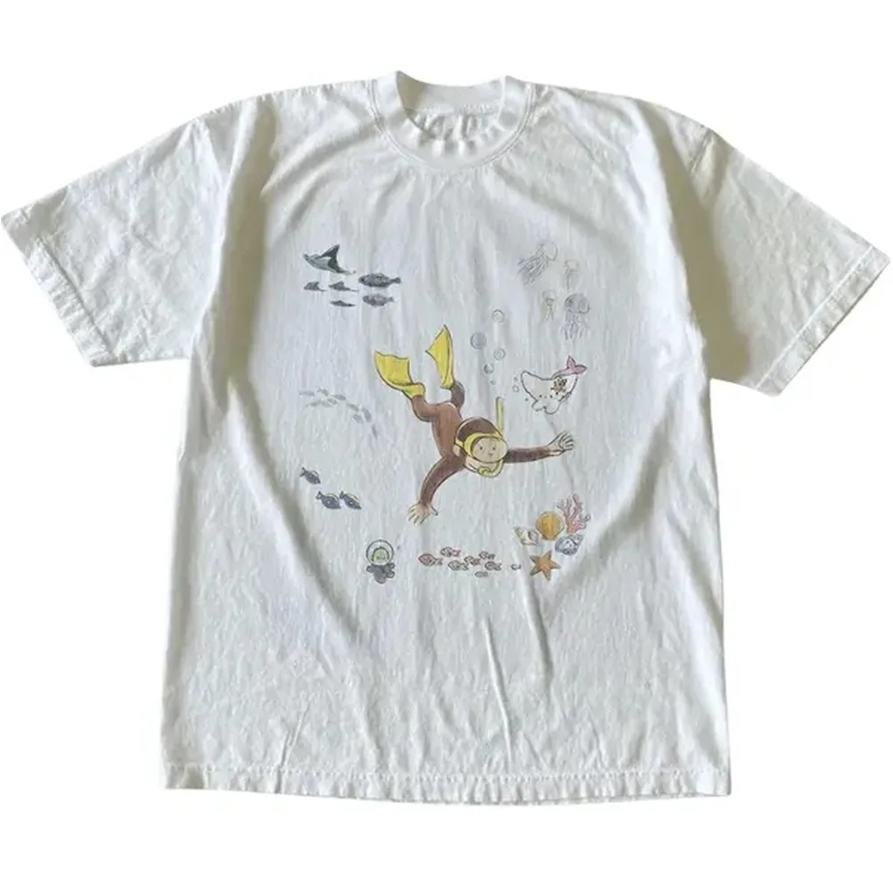 Curious George Underwater T-Sh - Street Fashion Types ulasan dan harga