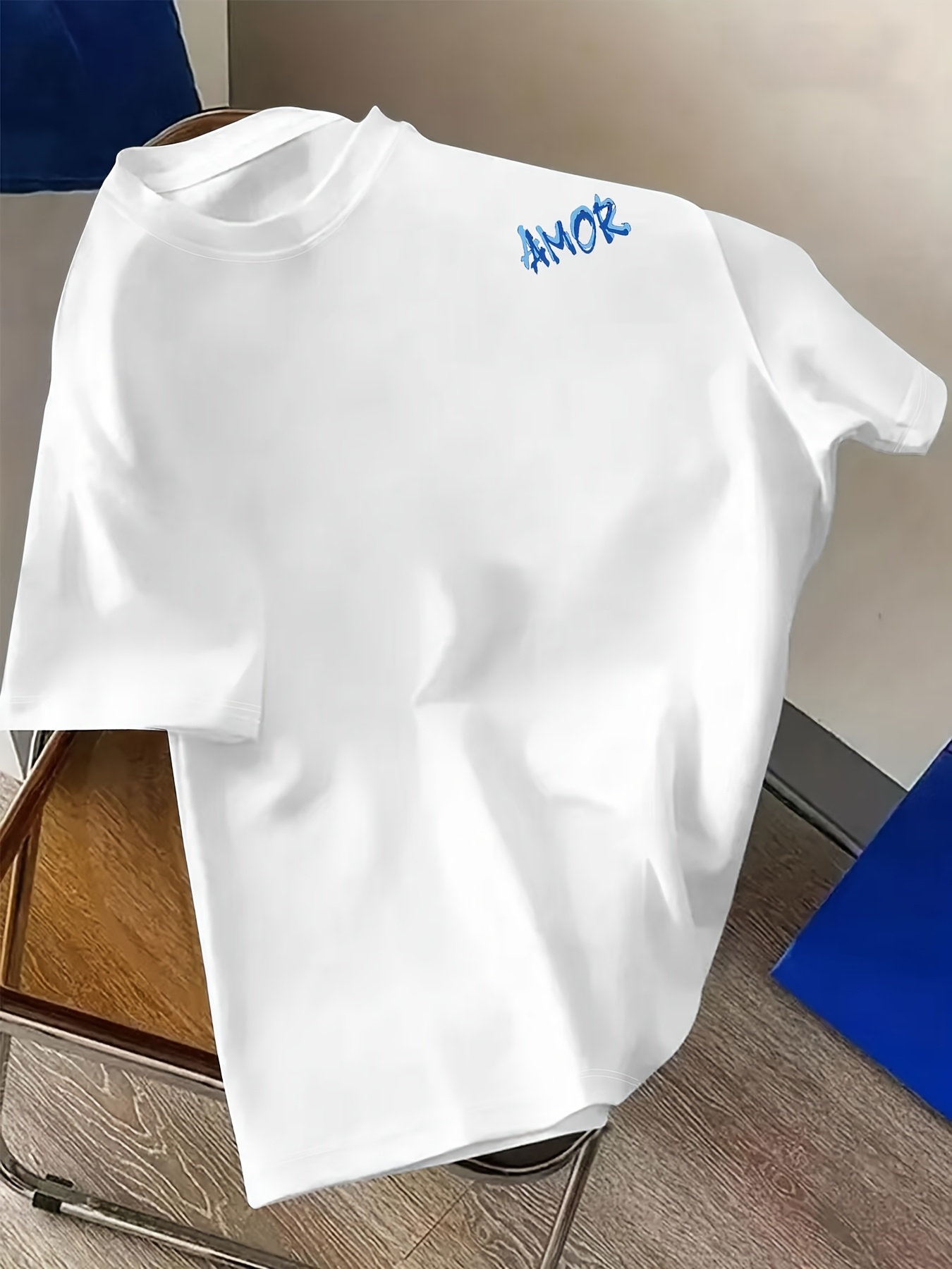 Blue Black Graffiti Love Words - Street Fashion Graffiti ulasan dan harga