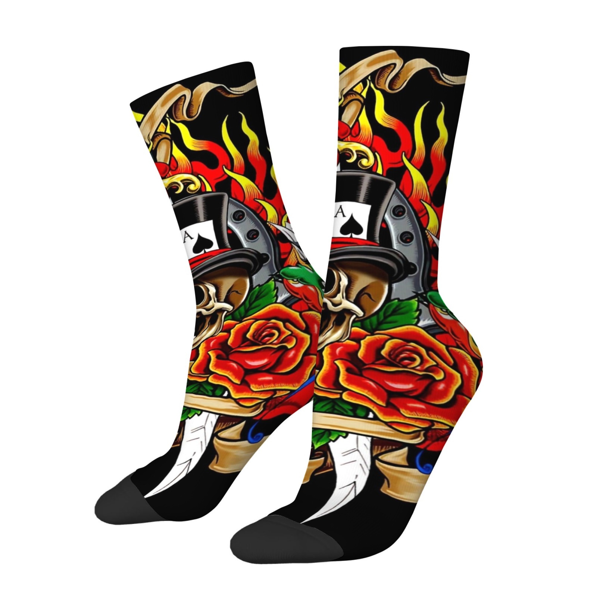 Quirky Gothic Skull Poker Styl - Quirky Street Fashion ulasan dan harga