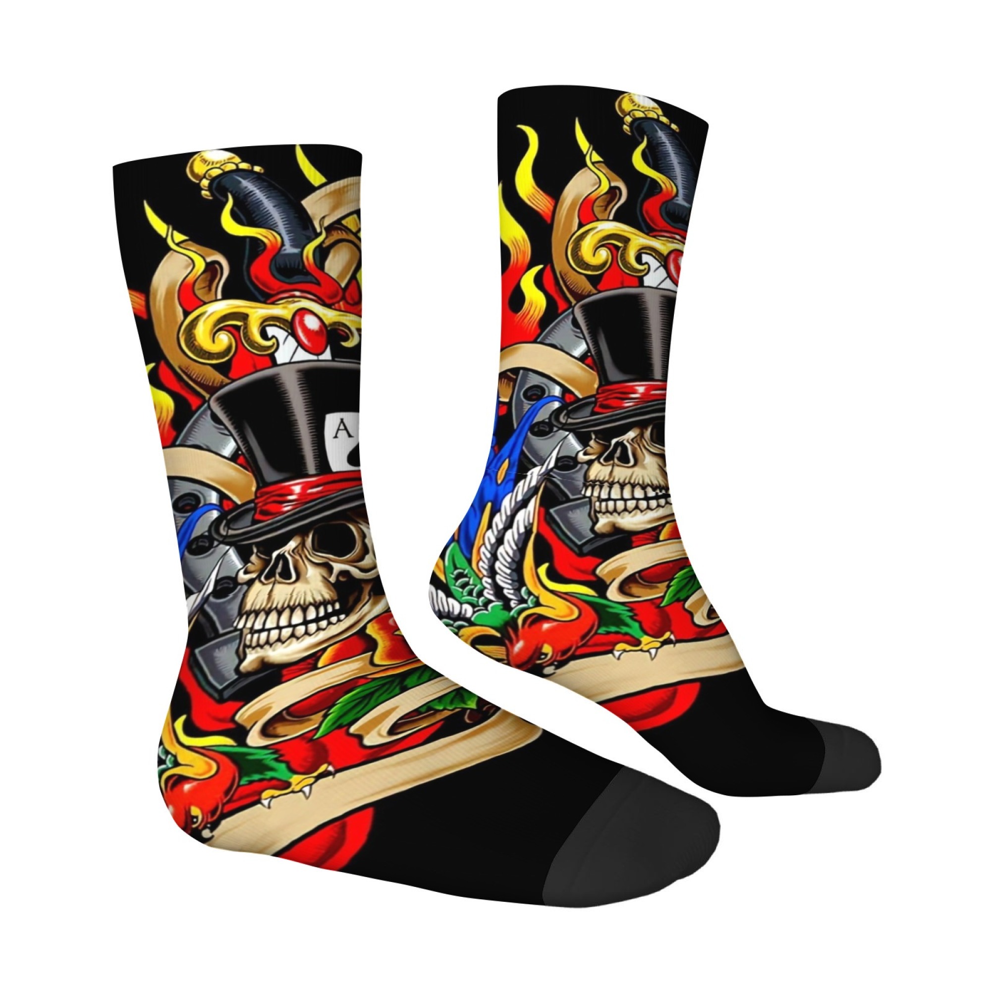 Quirky Gothic Skull Poker Styl - Quirky Street Fashion ulasan dan harga