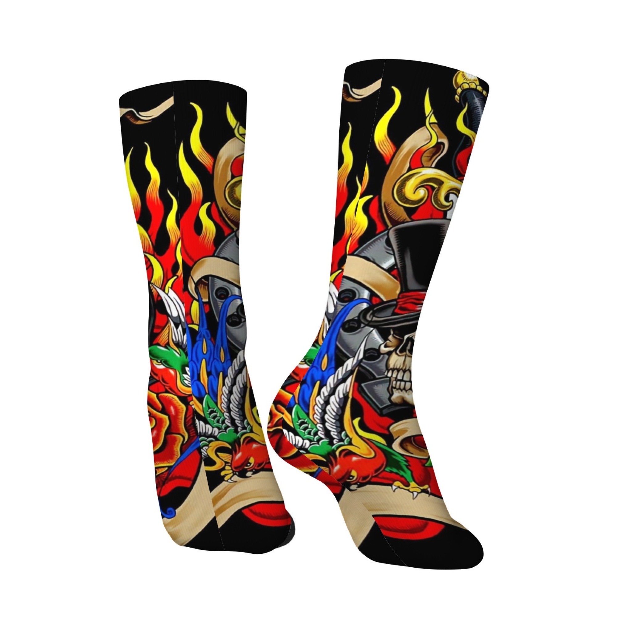Quirky Gothic Skull Poker Styl - Quirky Street Fashion ulasan dan harga