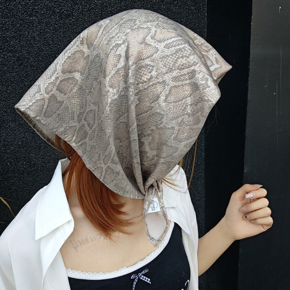 Headwear Y2K Snake Print Hair  - Street Fashion Types ulasan dan harga
