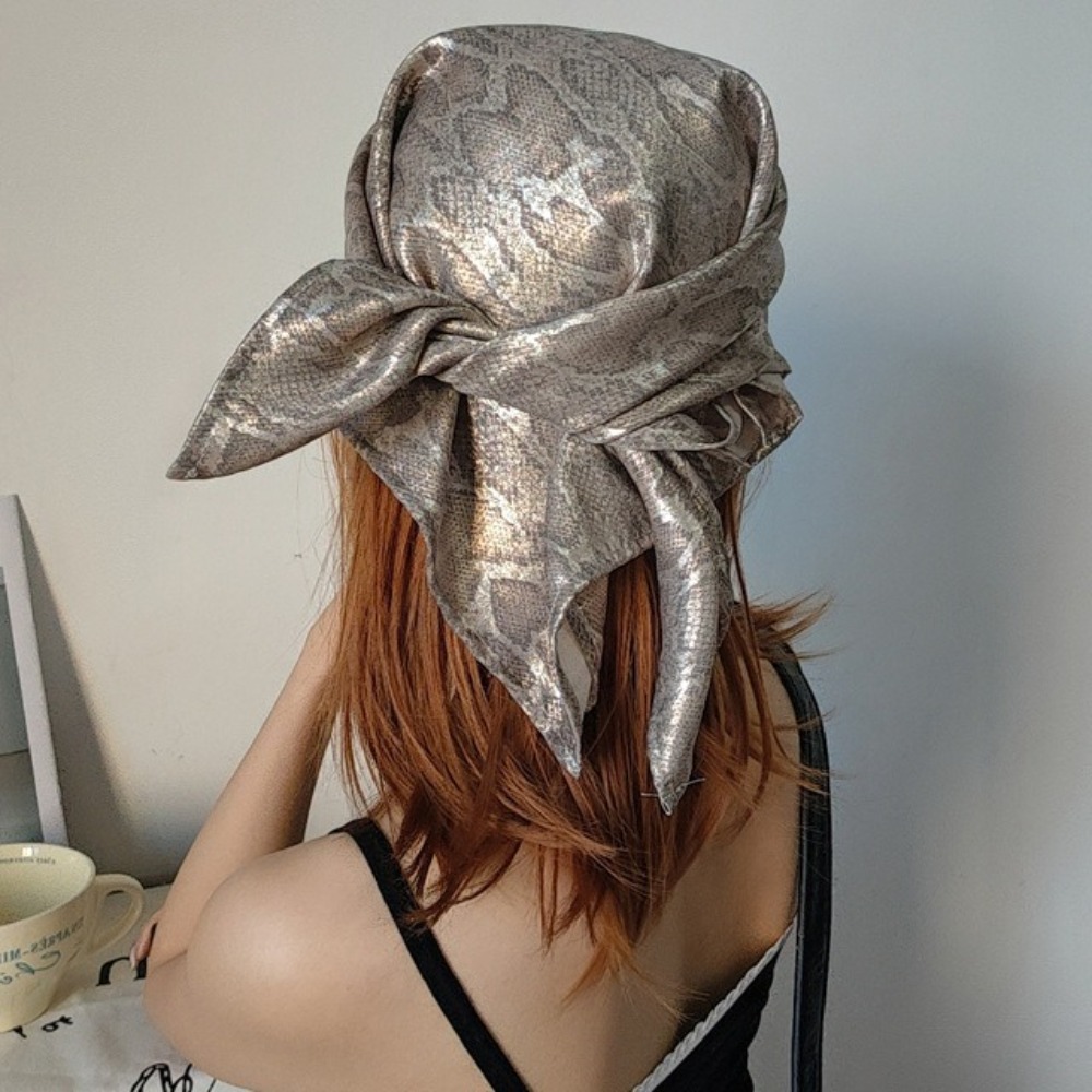 Headwear Y2K Snake Print Hair  - Street Fashion Types ulasan dan harga