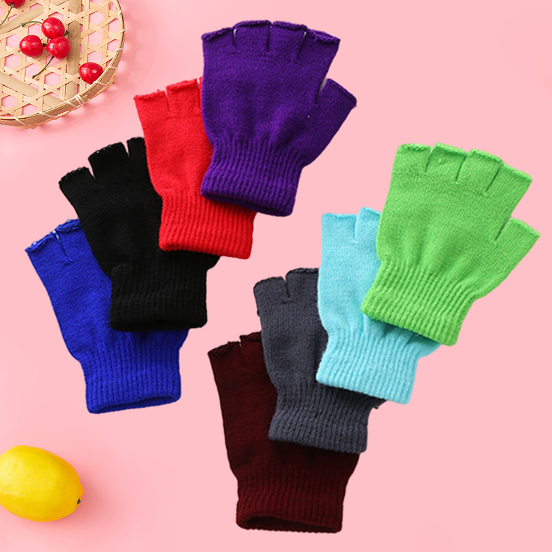 Winter Warm Stretch Knitted Fi - Street Fashion Gloves ulasan dan harga