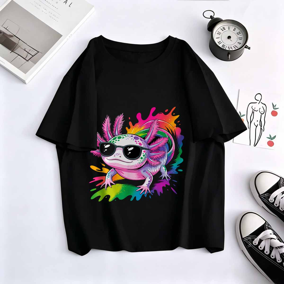 T-Shirt Winter Heavy Cotton Te - Street Fashion Events ulasan dan harga