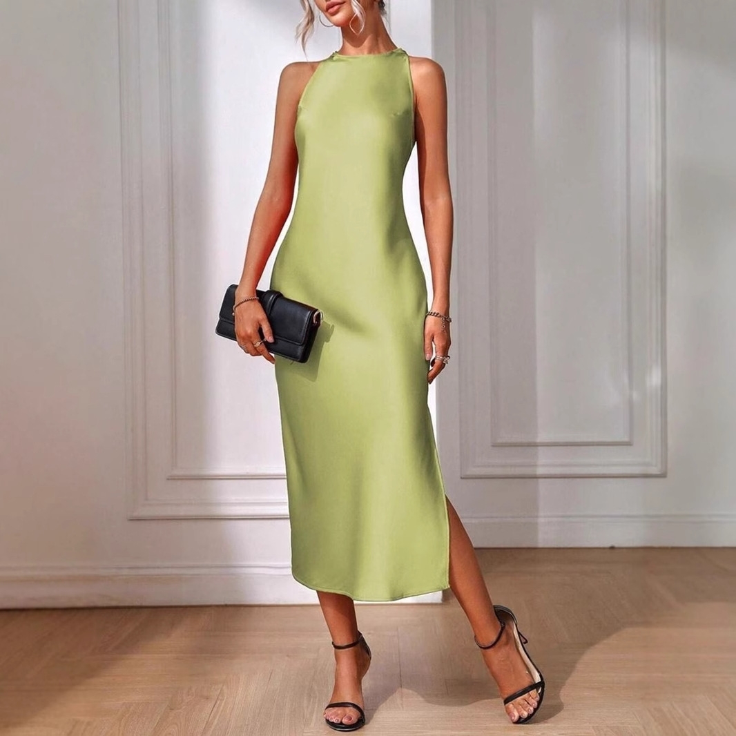 2026 Women Elegant Satin Sleev - Italy Fashion Street ulasan dan harga