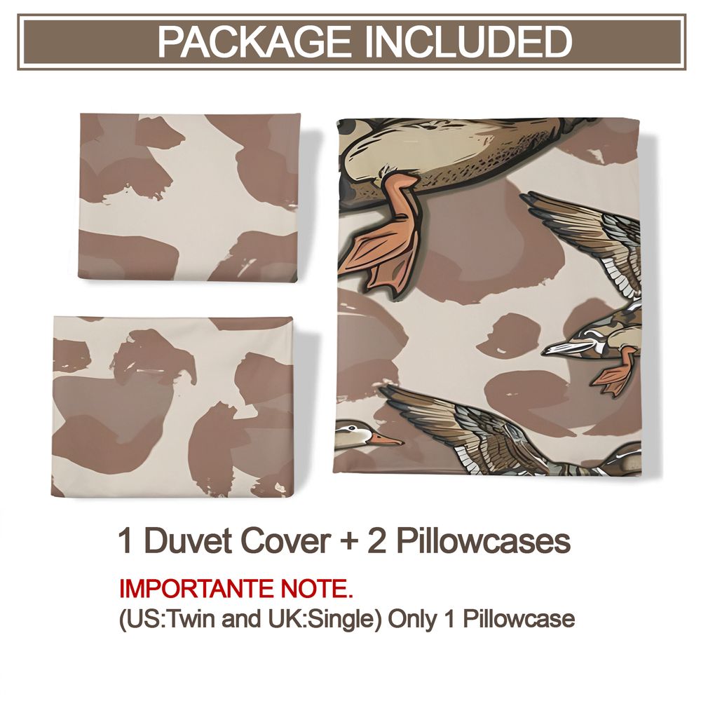 Flying Duck Duvet Cover Set Ca - Camo Pattern Set ulasan dan harga