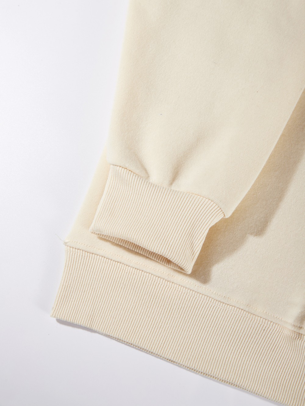 Korean Oversized Solid Color W - Oversized Crewneck Fleece ulasan dan harga