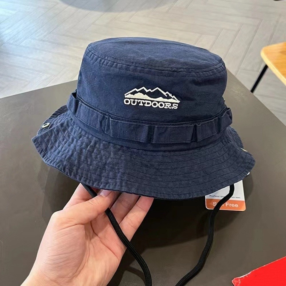 Camping Mountain Climbing Hat  - Bucket Hat Embroidered ulasan dan harga