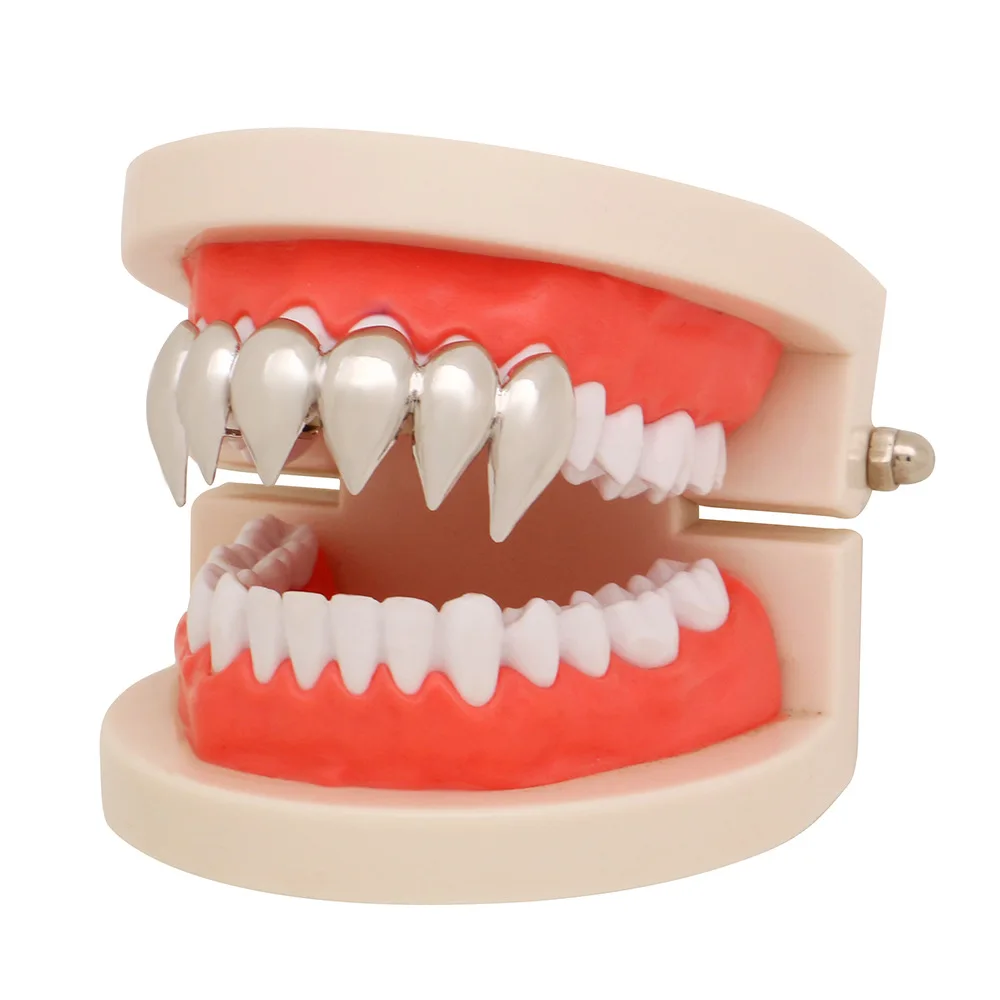 Teeth Grillz DJ Rock Vampire F - Street Fashion Loverboy Hat ulasan dan harga