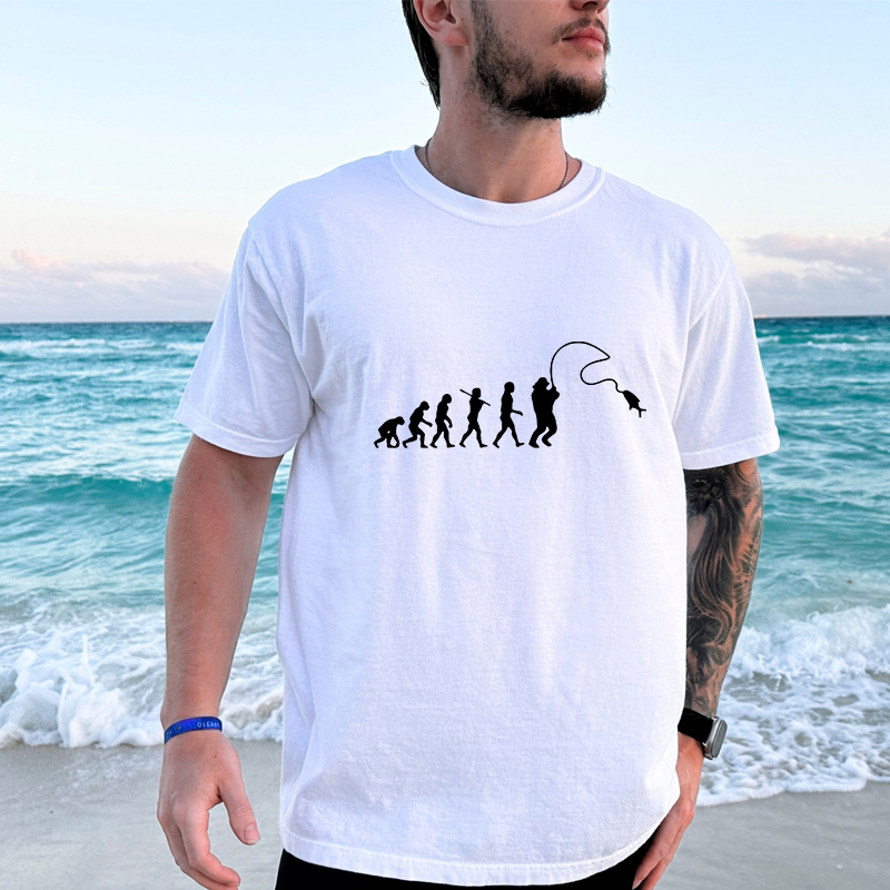 Fishing Evolution Printed T-Sh - Street Fashion Evolution ulasan dan harga