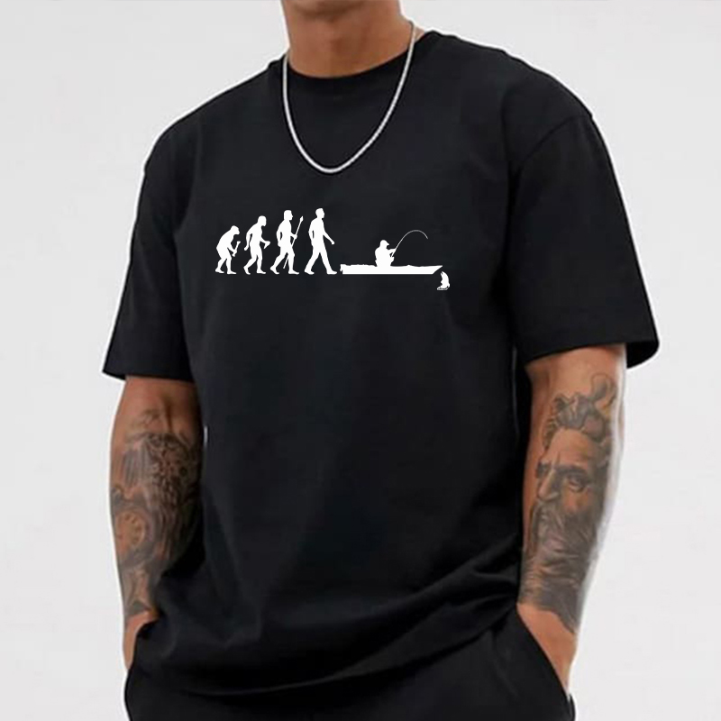 Fishing Evolution Printed T-Sh - Street Fashion Evolution ulasan dan harga