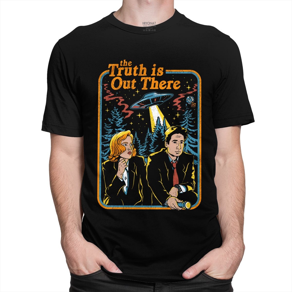 Vintage The X Files Alien Tshi - Street Fashion Types ulasan dan harga